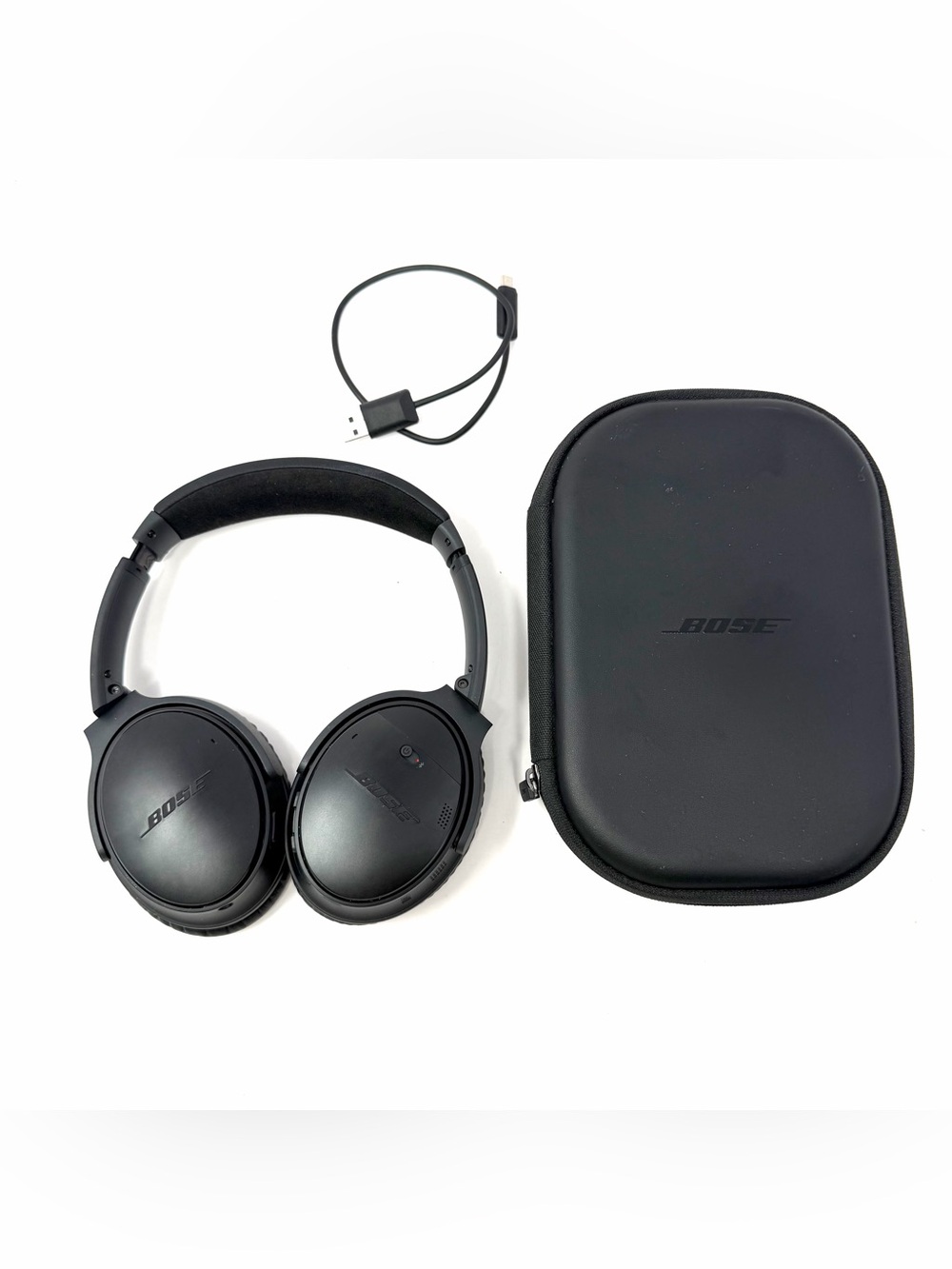 Bose QuietComfort QC35 II Headphones Bluetooth Noise Cancelling Black W/ Case